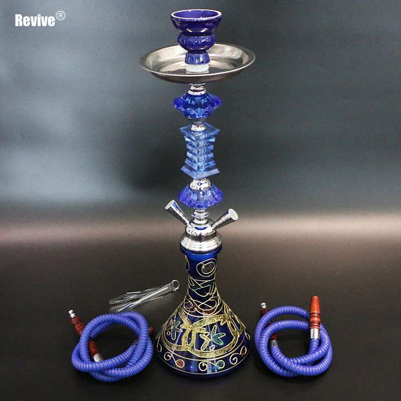 Revive 4 варианта цвета наргиле кальян полный набор chicha 2 шланги стекло наргиле керамическая чаша 51 см Кальян курительная Водопровод