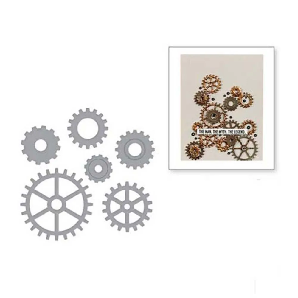 RR шестерни металлические режущие штампы Скрапбукинг Ремесло вырезания тонкой