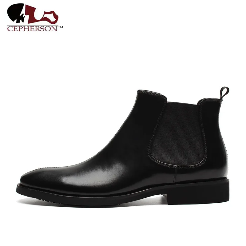 

Men's Shoes 2021 New Artificial PU High Quality Western Boots Retro Classic Autumn and Winter Boots Size Shoes