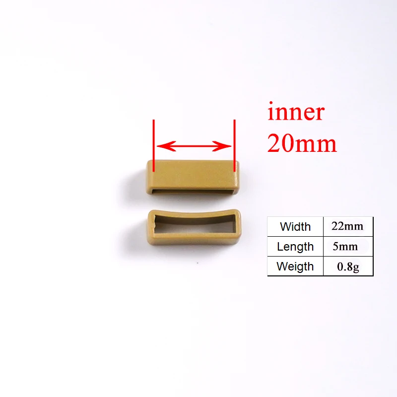 (Пластиковая пряжка + Тройная крышка квадратный держатель D-образное кольцо