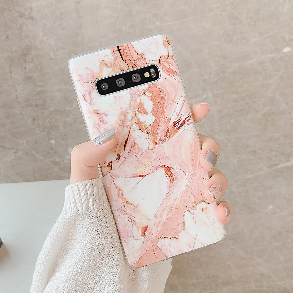 SUYACS винтажный мраморный чехол для Samsung Galaxy A50 A70 A40 S10 Plus S10e S8 S9 Note 10 | Мобильные