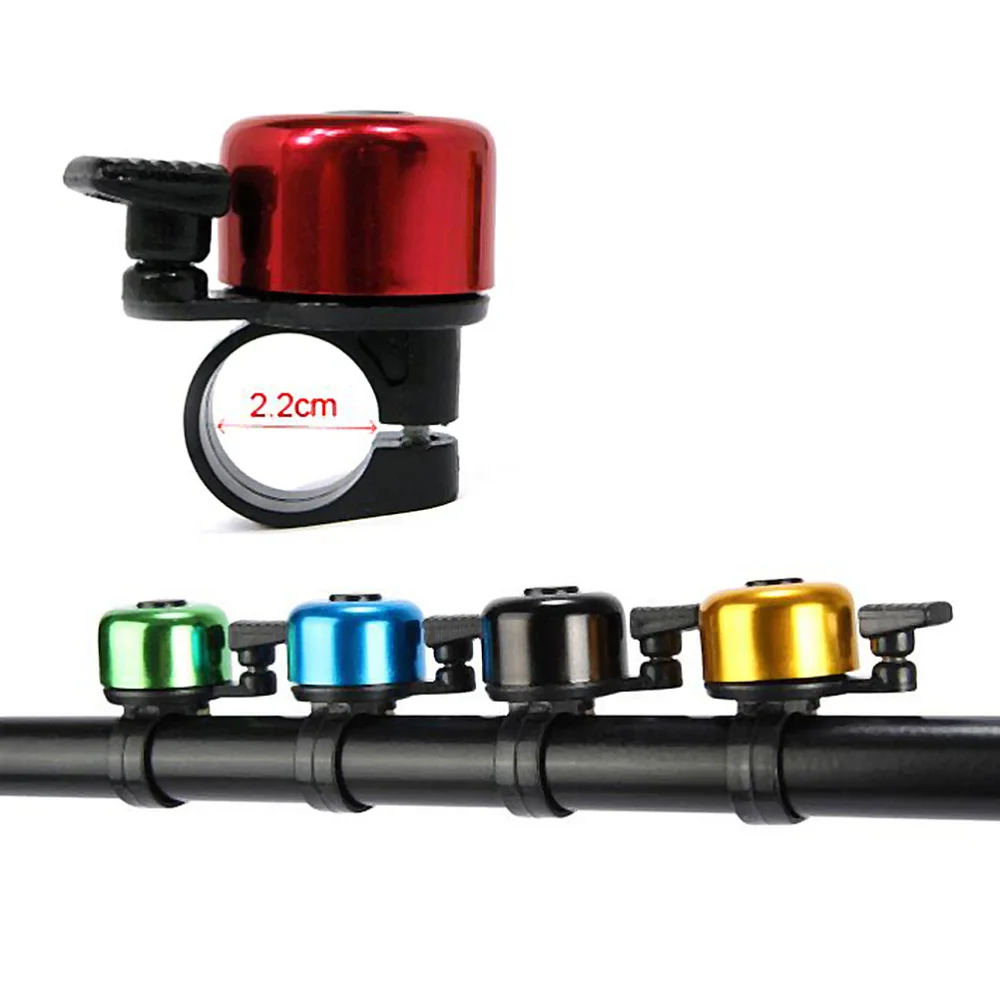 

10 PCS Aluminum Alloy Vintage Bell Thumb Press Cycle Bell Practical Horn Bike Accessories (Random Color)