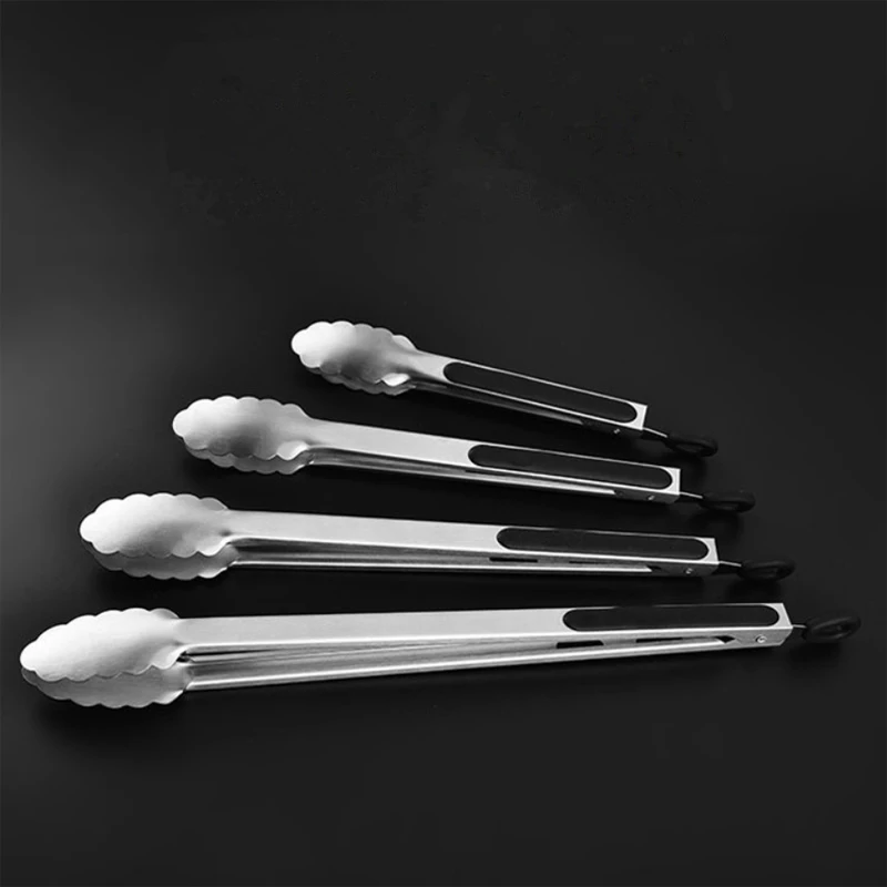 Зажим для решетки барбекю-гриль зажим хлеба из нержавеющей стали силиконовый еды