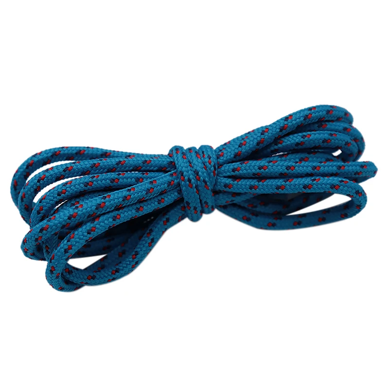 

Weiou 3MM Blue Red Thiny Polyester Laces Top Quality Cheap Normal Ropes With Plastic Shoelace End Premium Bracelet Boots Cords