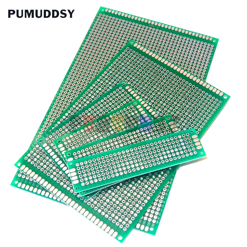 5piece Electronic PCB Board 5x7cm Diy Universal Printed Circuit Board 5*7cm Double Side Prototyping PCB For  Copper Plate