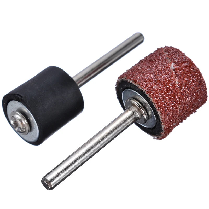 100 шт 3/8 &quot80 шлифовальный станок ленточный рукав барабан наждачная бумага резина