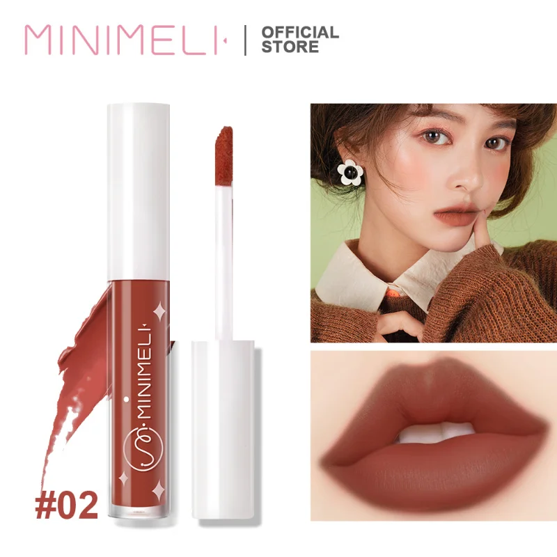 

6Colors Lip Glaze Matte Velvet Moisturizing Waterproof Lasting Lipstick Non-Stick Cup Non-Fade Lips Makeup Beauty Cosmetic TSLM1