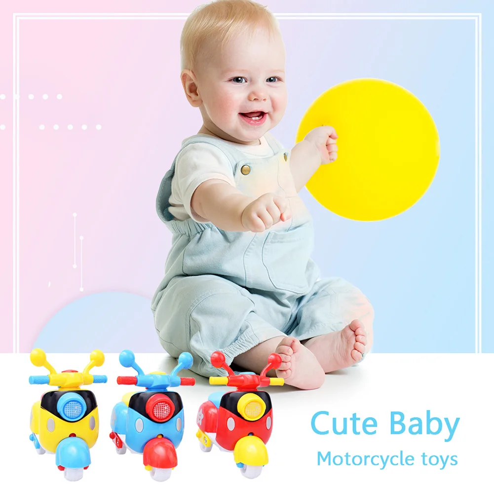 Cartoon Cute Mini Inertia Motorcycle Model Children Kids Simulation Motorbike Early Learning Educational Toys Gifts |