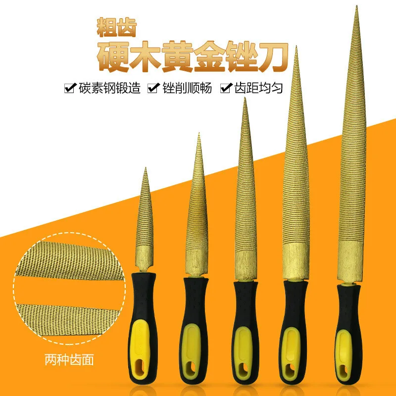 Высокое качество одного зерна деревообработки Золотой файл красного дерева