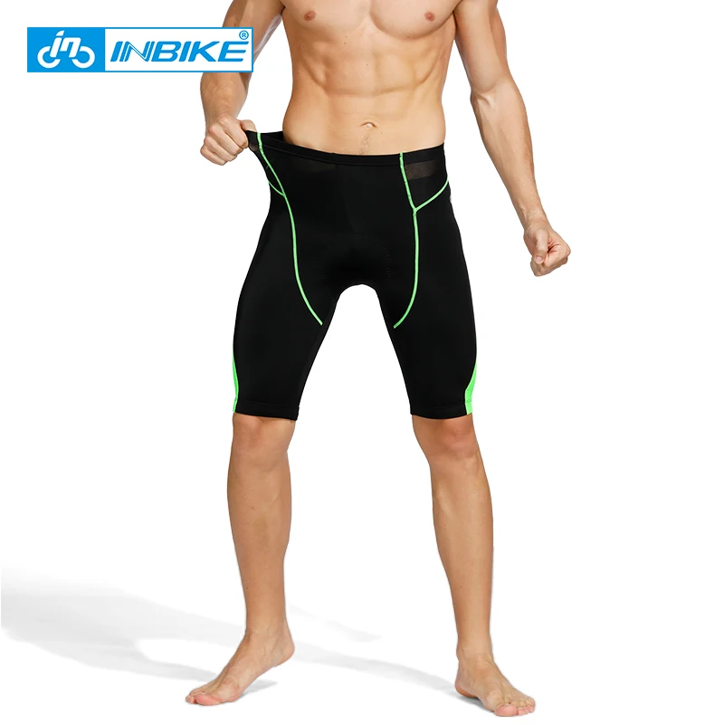 INBIKE 3D шорты для велоезды с вставками противоударные велосипедистов MTB езды на