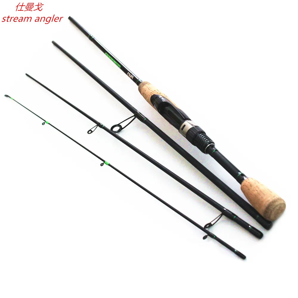 Удочка для приманки 4 секции UL L карбоновая удочка быстродействующая 1 96 м 2 19