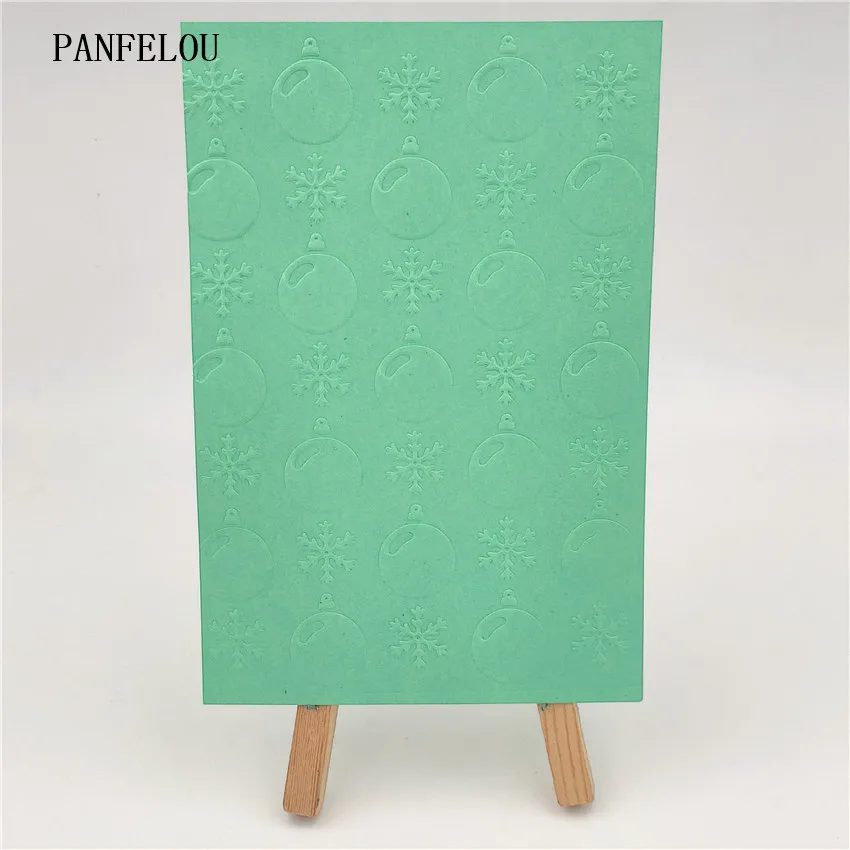 PANFELOU 14 8x10 5 см рождественские шариковые папки для Тиснения пластиковые