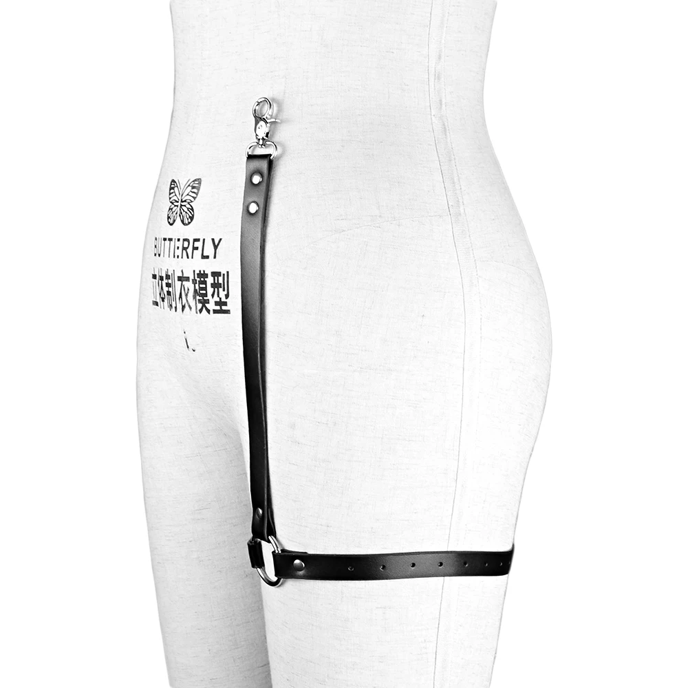 Для женщин сексуальная Harajuku Искусственная кожа жгут плотная Подвеска Панк