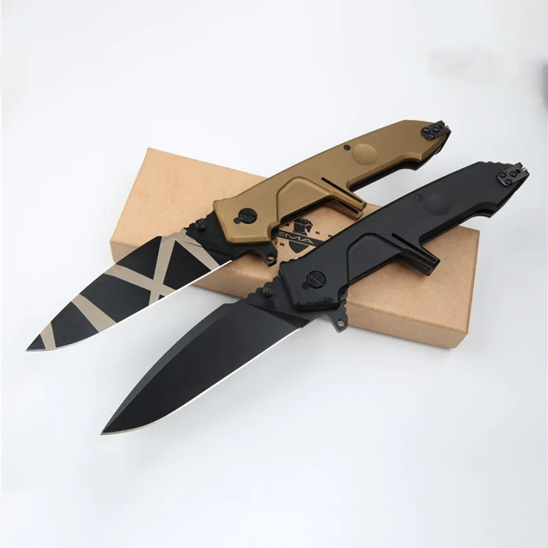 

New Arrival MF2 N690 Blade Folding Knife Aluminum Handle Outdoor Fruit Cutter Camping Hunting Tool EDC Pocket Knives CNC