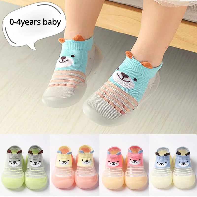 Обувь для младенцев Милая летняя одежда девочек и мальчиков с рисунком тех кто