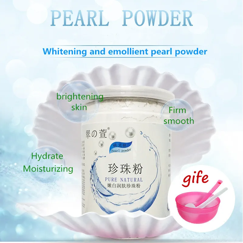 

Hot Sale 300g Pure Pearl Powder 15 Minutes Remove Spots And Acne Black Heads Whitening Skin