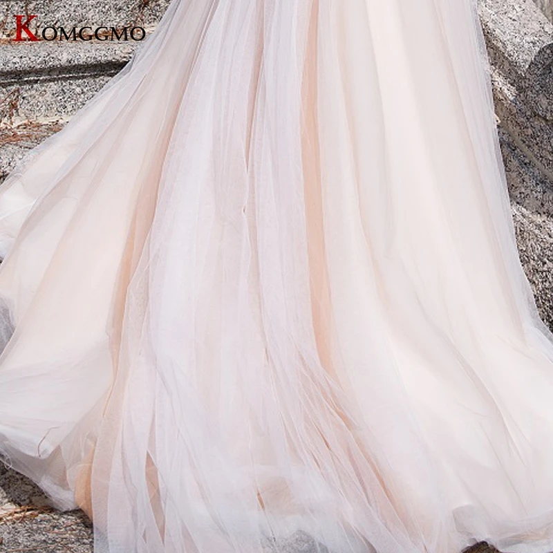 

Custom Made Off the Shoulder Embroidery Appliques Tulle Bridal Ball Gown Luxury Sweetheart Neck Cathedral Train Wedding Dress