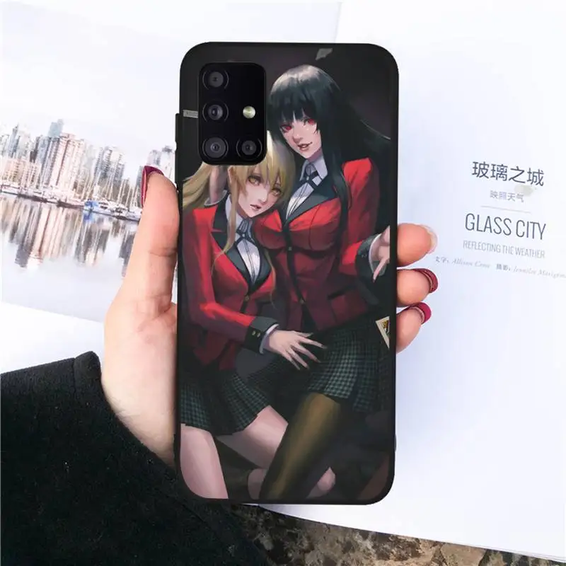 

anime cartoon Kakegurui Phone Case For Samsung galaxy S 7 8 9 10 20 edge A 6 10 20 30 50 51 70 note 10 plus