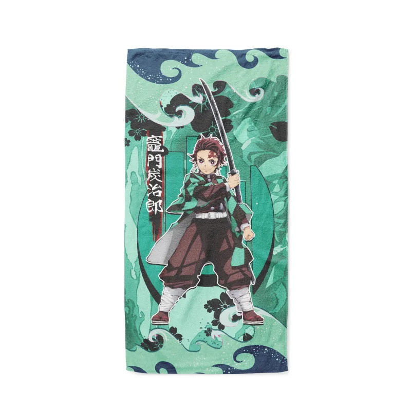 75 см аниме Demon Slayer Kimetsu no Yaiba Kamado Tanjirou Nezuko Agatsuma Zenitsu Hashibira полотенце для лица фанатов