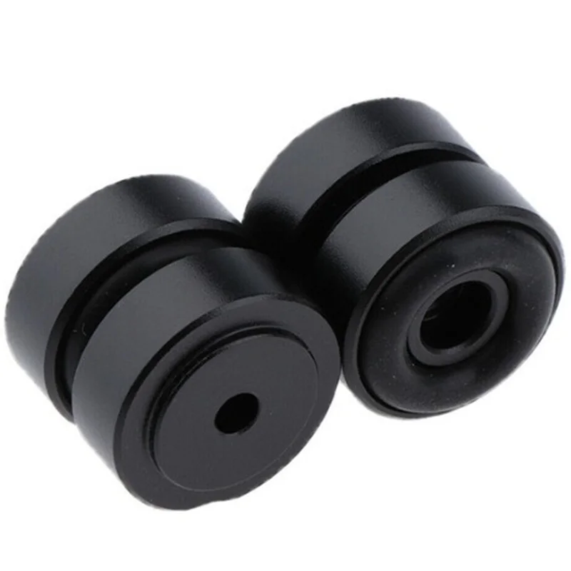 4 шт./компл. черный алюминиевый динамик CD проигрыватель радио усилитель коврик