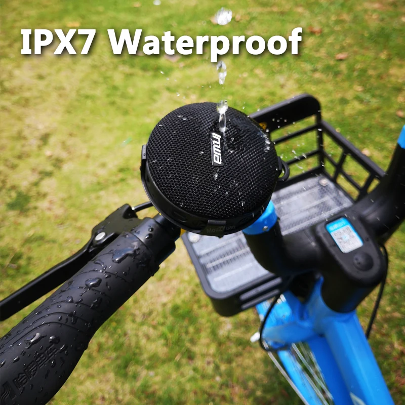 Велосипедный Bluetooth динамик Портативная звуковая колонка IPX7 водонепроницаемый