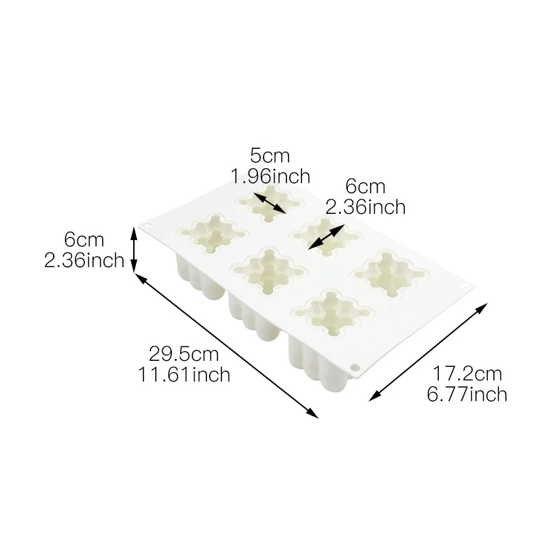 Силиконовая квадратная форма для торта 6 моделей | Дом и сад