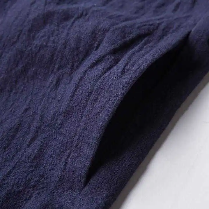 

2021 New Buddhism linen tops male Chinese style irregular windbreaker jacket meditation Tai Chi Coat priest frock men clothes