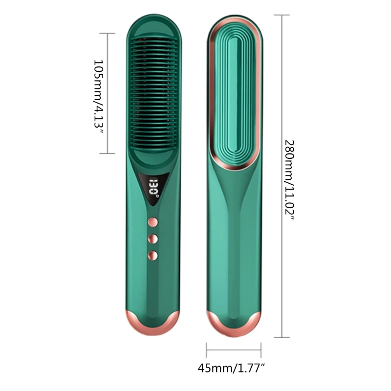Hot Air Hair Dryer Brush Multifunction Electric Straightener Negative Ion Fast Heat Curler Comb Styler Tools |