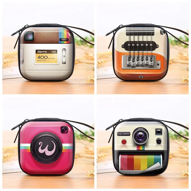 

Детский праздничный креативный подарок мультяшный практичный Кошелек для монет Ретро электрические игрушки квадратная жестяная сумка для...