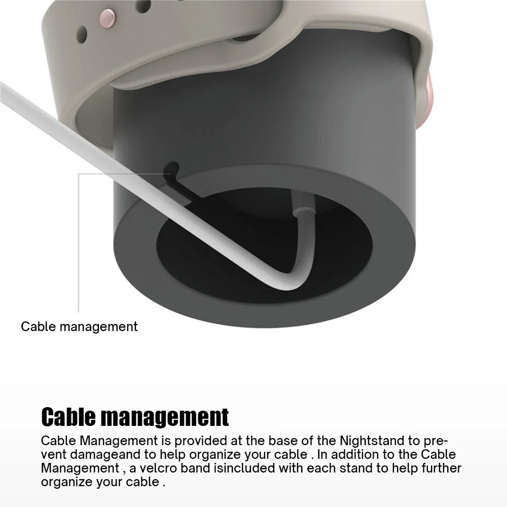 

Silicone Desktop iWatch Charger Stand Dock Station For Apple Watch Series SE 6 5 4 3 2 1 Charging Holder 44 42 40 38mm