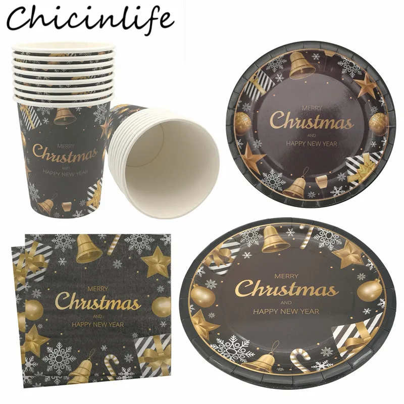 

8 шт., одноразовые салфетки на новый год