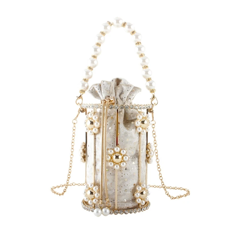 

Hollow Out Evening Handbag Women Clutch Purses for Wedding Prom Birthday Party