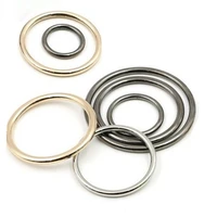 10pcs 15mm 20mm 25mm 30mm 35mm 40mm 50mm 60mm 70mm 80mm black gold silver circle big round o ring connection alloy metal buckles