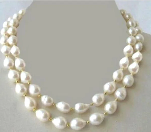 

Жемчужное ожерелье 36 дюймов из натурального южнокитайского моря, южноморского натурального белого риса