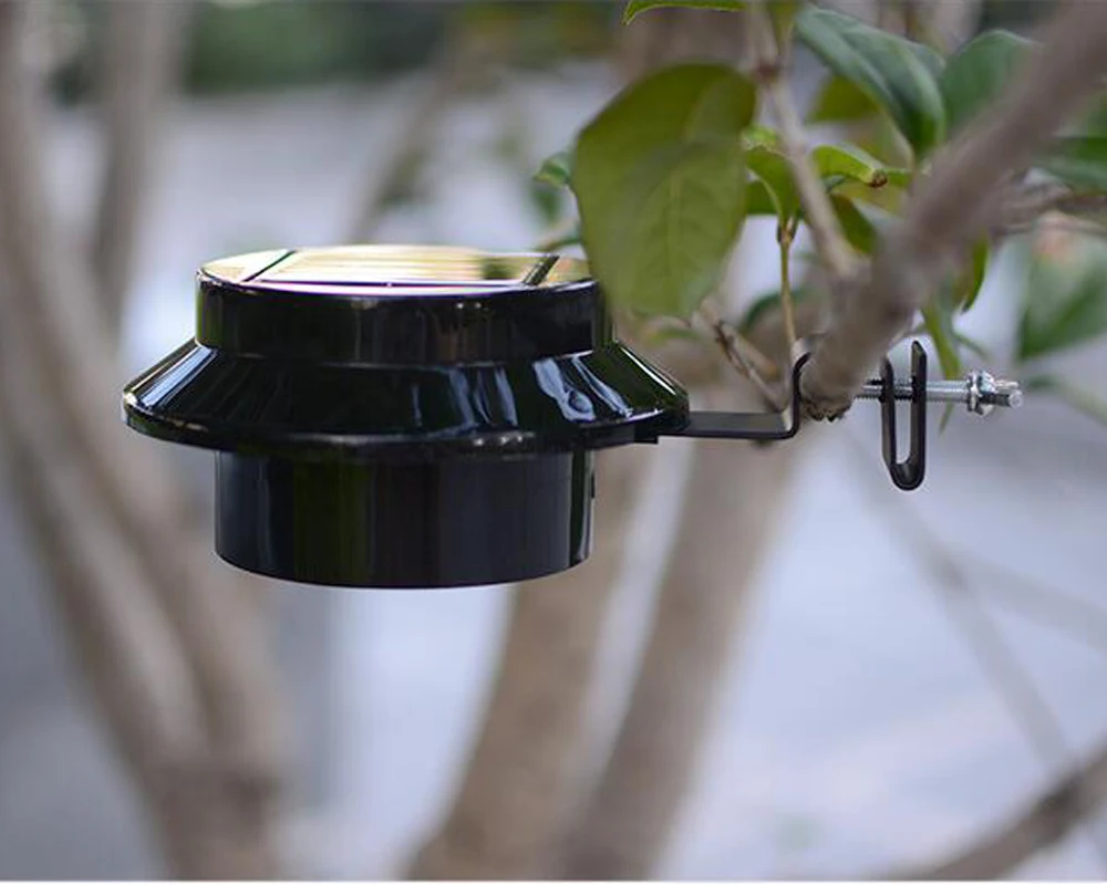 3 светодиодные уличные светильники на солнечной батарее светильник для забора