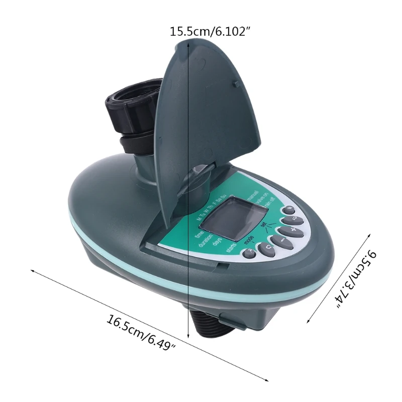 

Automatic Electronic Garden Watering Timer Irrigation Controller Home Gardening Sprinkler LCD Display