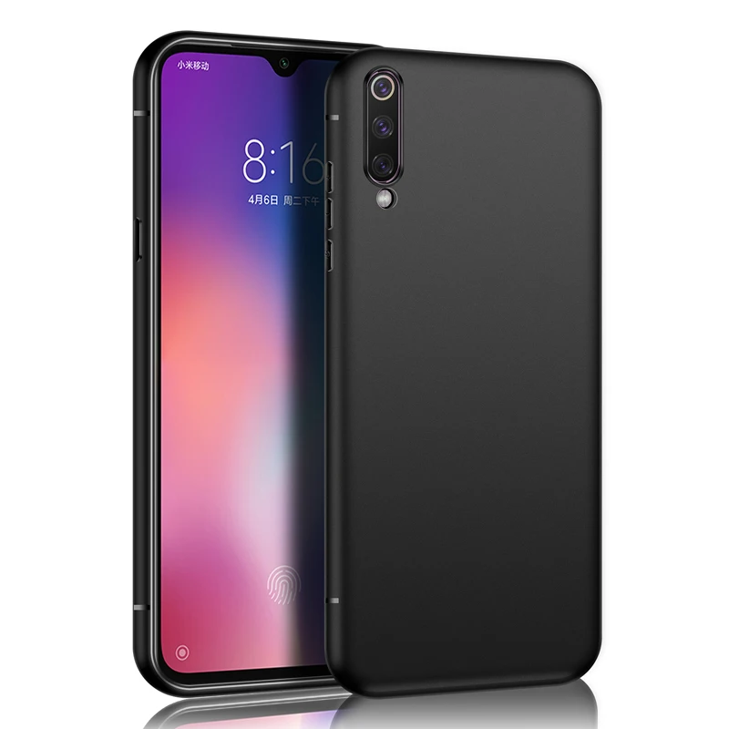 Силиконовый чехол для Xiaomi Mi A1 A2 A3 9 8 Lite SE матовый ультратонкий однотонный 9T Pro