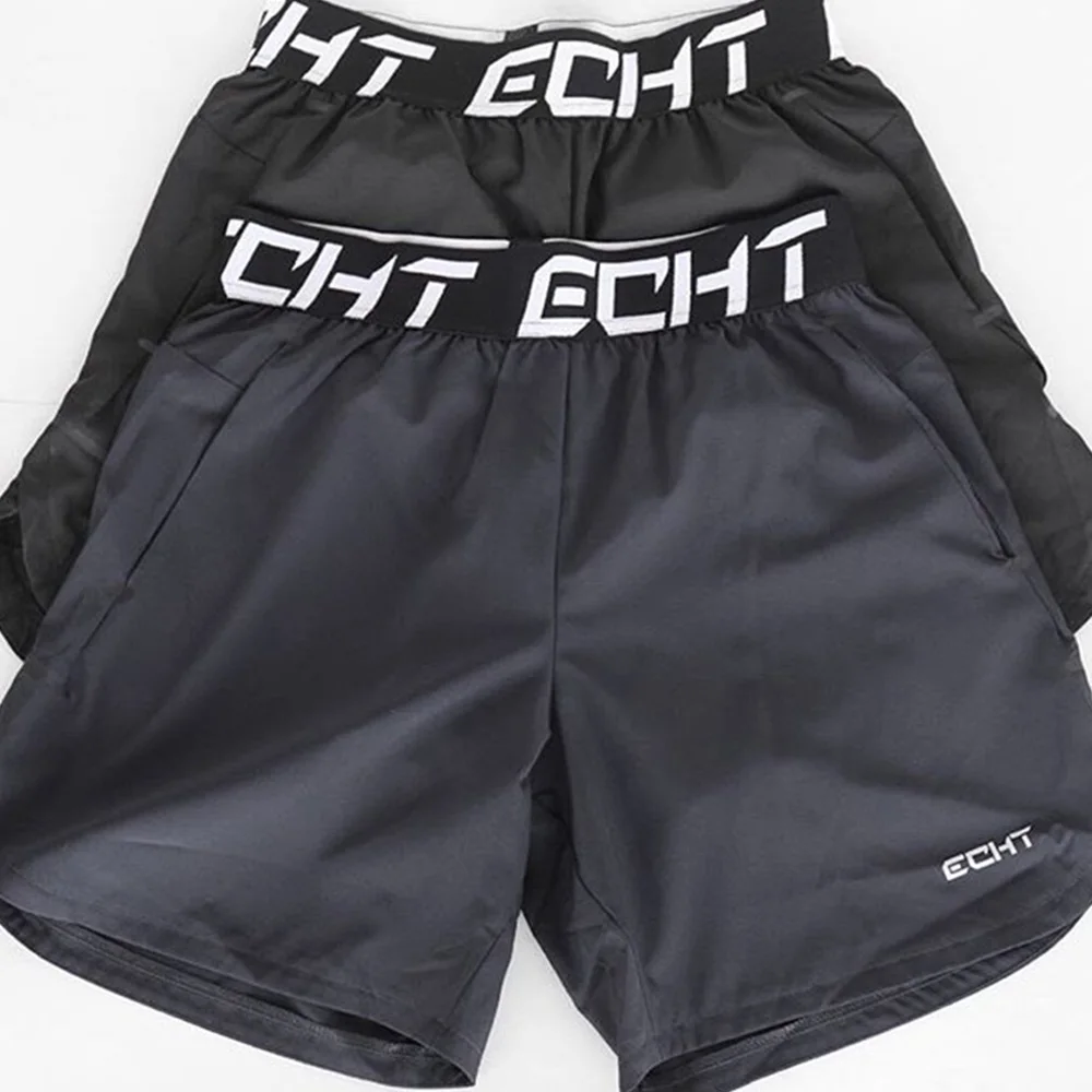 Мужские спортивные шорты для бодибилдинга летние тонкие быстросохнущие фитнеса