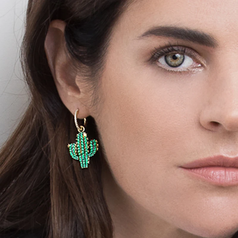 Pandoo модные очаровательные оригинальные серьги из стерлингового серебра 1:1 копия