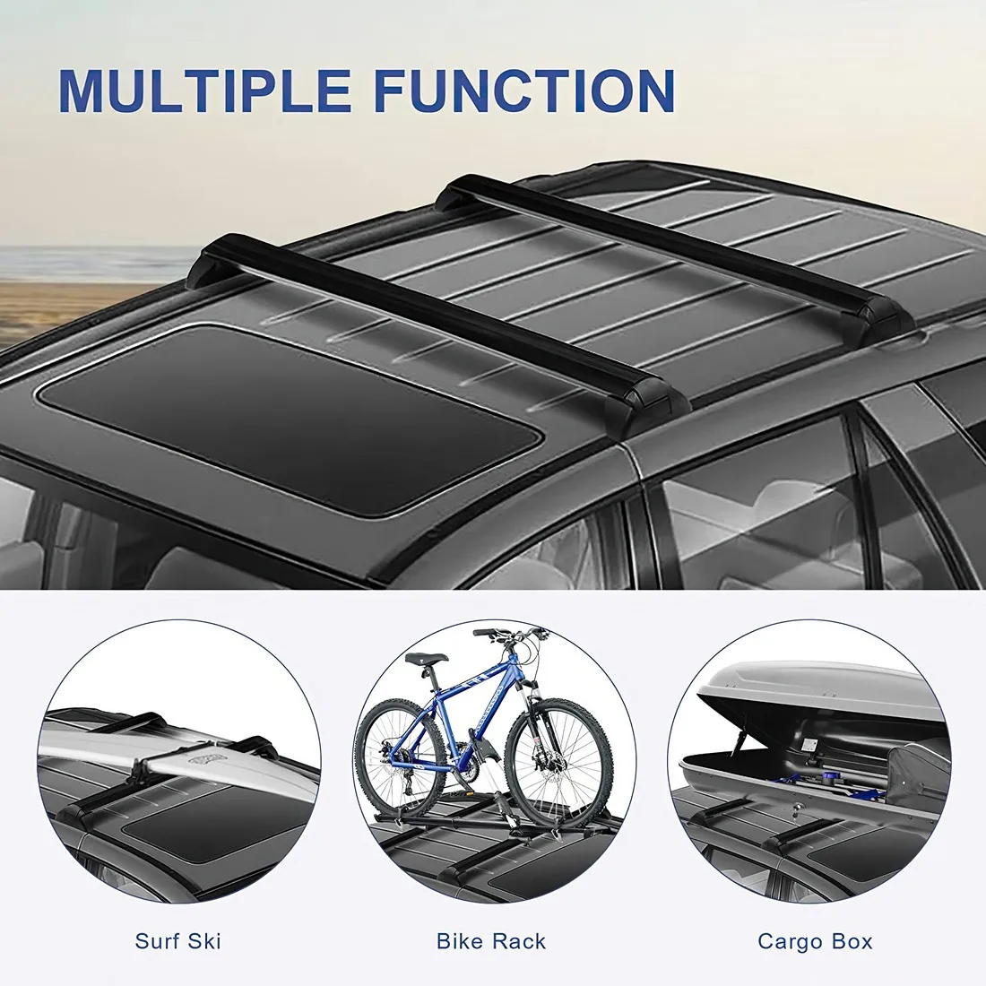 SANJODS багажник на крышу для Saturn Vue 2002 2003 2004 2005 2006 2007 алюминиевый болт верхней рейке