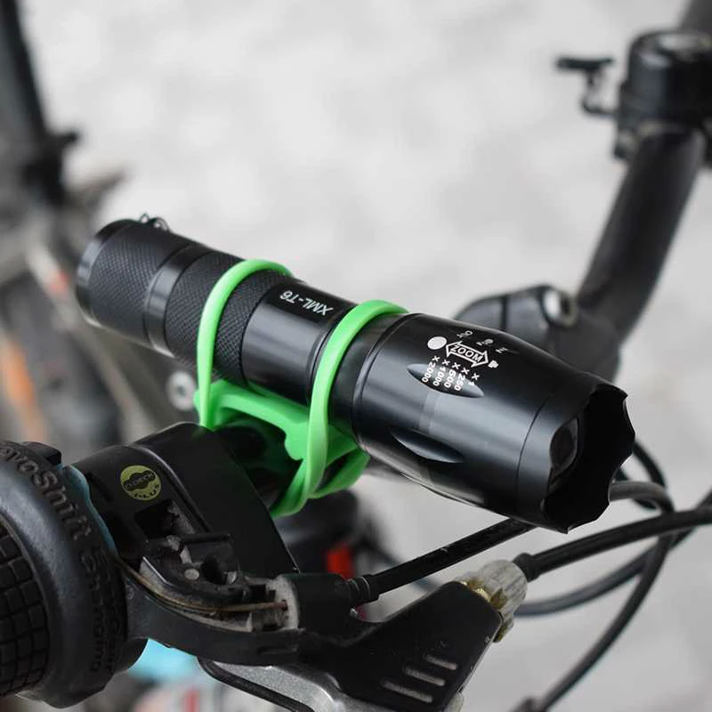 Велосипедный светильник эластичный бандаж силиконовый руль для велосипеда флэш