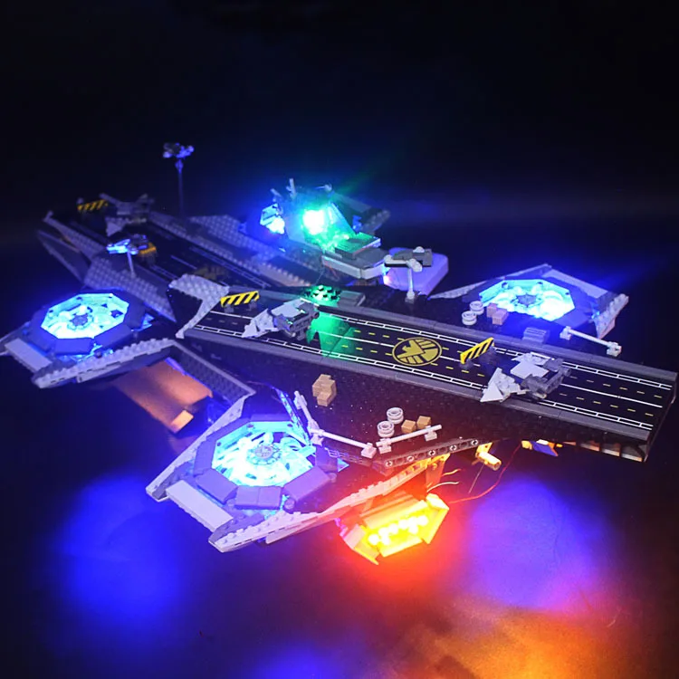 Щит Helicarrier супер Сделай Сам светодиодный светильник набор для совместимости с