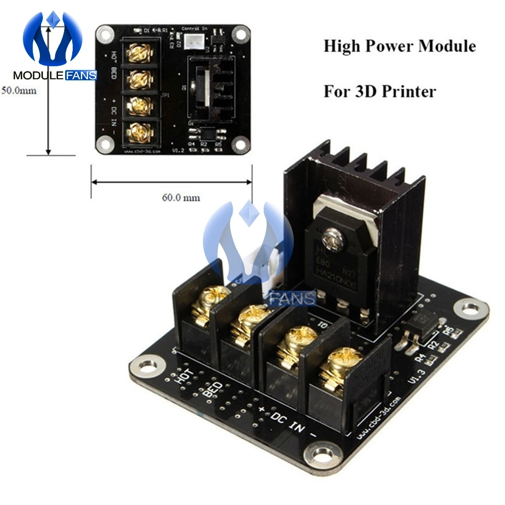 Детали для 3D принтера основная плата модуля расширения питания с подогревом