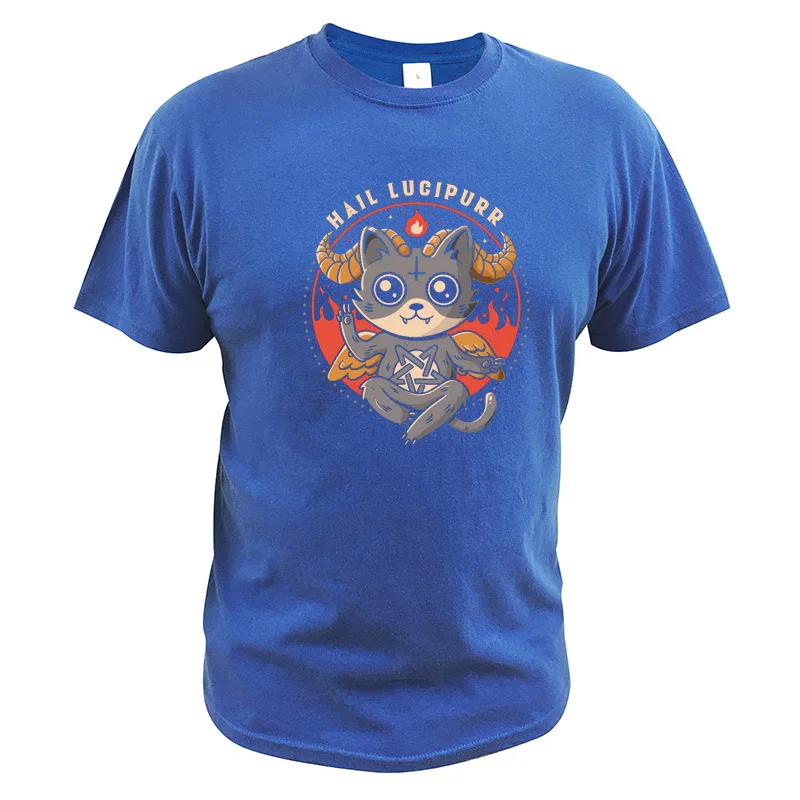 ГРАД Lucipurr футболка с надписью I Love Cats сатаны демон Люцифер создать дизайн 100%