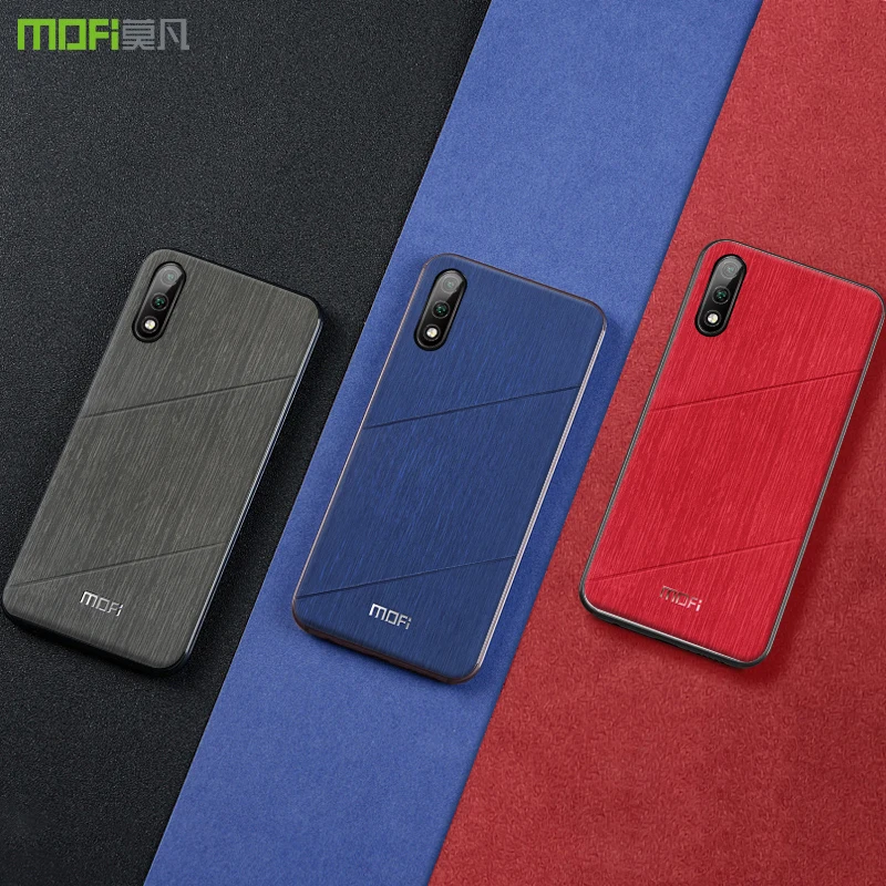 Honor 9x чехол MOFI для huawei honor тканевый кожаный жесткий 9X полное покрытие Мягкий край