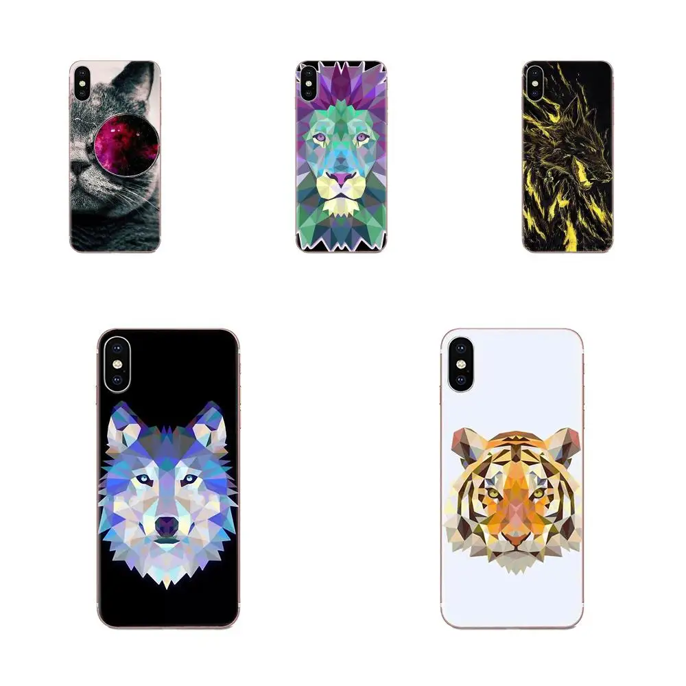 Для huawei P7 P8 P9 P10 P20 P30 Lite Mini Plus Pro Y9 Prime P Smart Z 2018 2019 Мягкий ТПУ Капа животные Тигр Лев