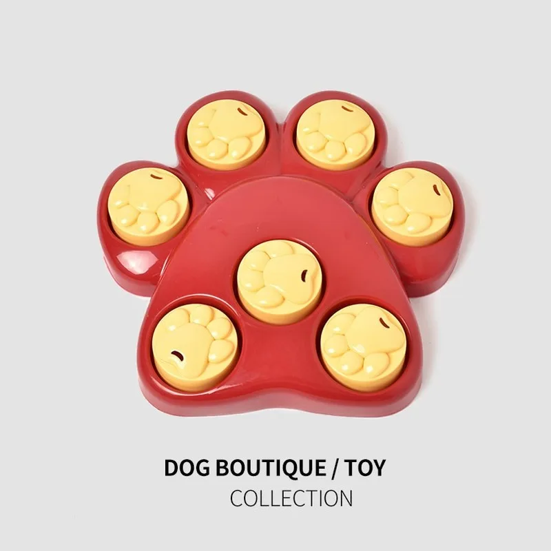 

Интерактивная игрушка-пазл для собак, еда для собак и щенков, веселая развивающая коробка для лакомств, миска для медленного кормления, Нето...