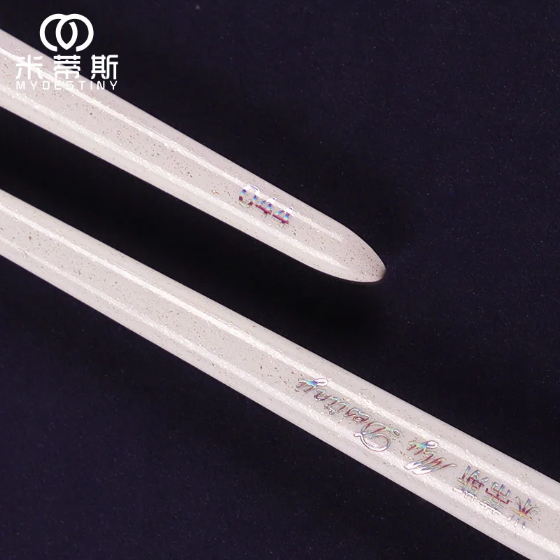 MyDestiny cosmetic brush-The Snow White series-beveled angle eyeshadow brush-Hourse hair makeup tools&amppens-beauty | Красота и