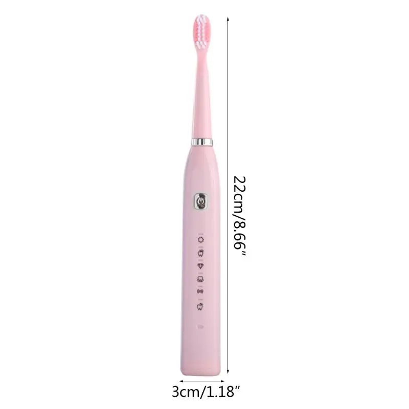 

Powerful Ultrasonic Sonic Electric Toothbrush USB Rechargeable Tooth Brush Adult Electronic Washable Whitening Teeth Brush