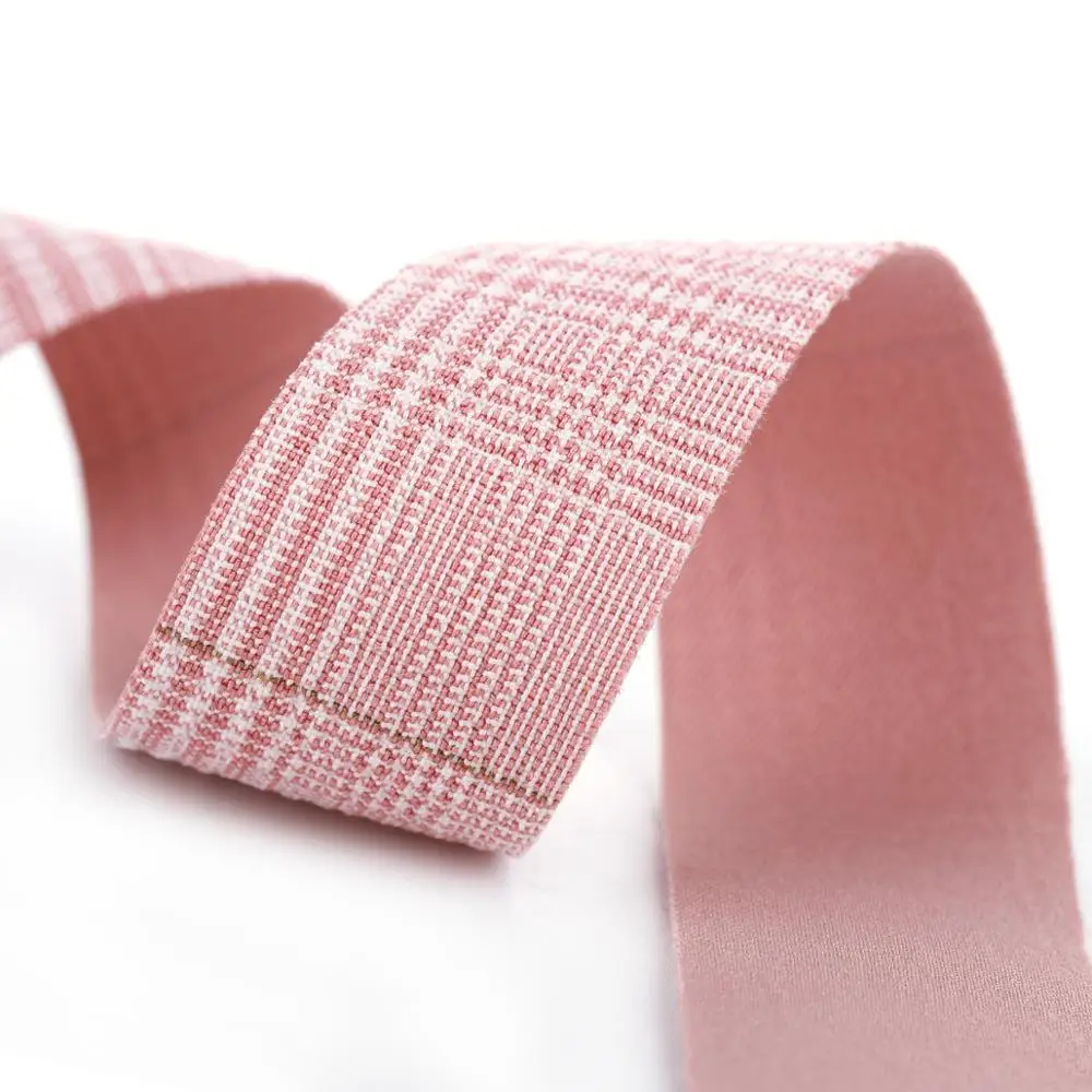 Детская Хлопковая лента в клетку 50 ярдов 25 40 мм|Ленты для шитья| |